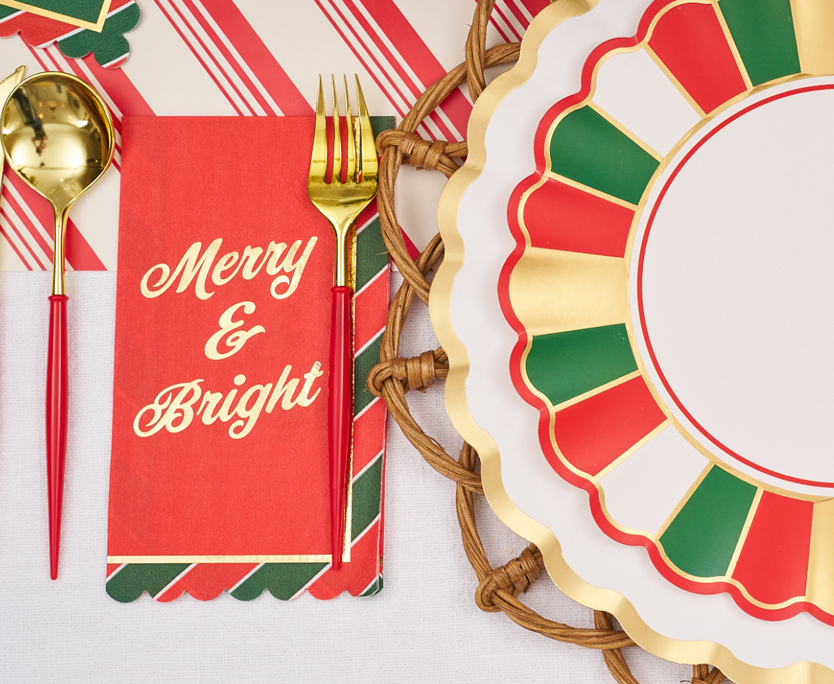 Joyful Christmas Guest Towels 20ct