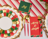 Joyful Christmas Guest Towels 20ct