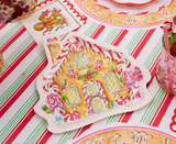 Gingerbread Die Cut 8in Salad Plates 8ct